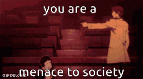 Man Pointing At Child You Are A Menace To Society GIF