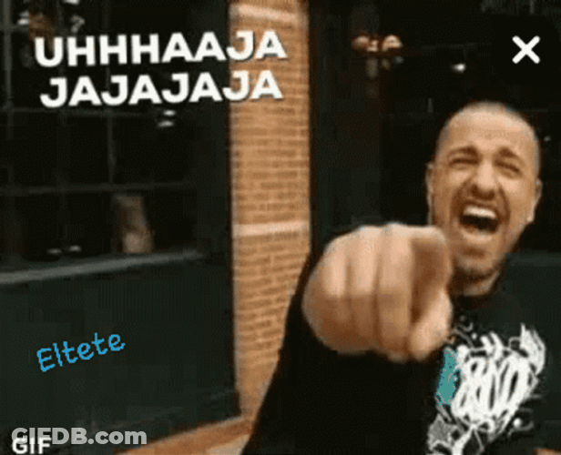 Man Pointing At Laughing Jajajaja Meme GIF