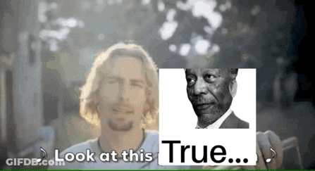 Man Pointing At Picture Saying Look At This True GIF