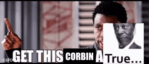 Man Pointing Get This Corbin A True GIF