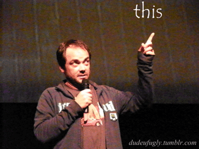 Man Pointing This GIF