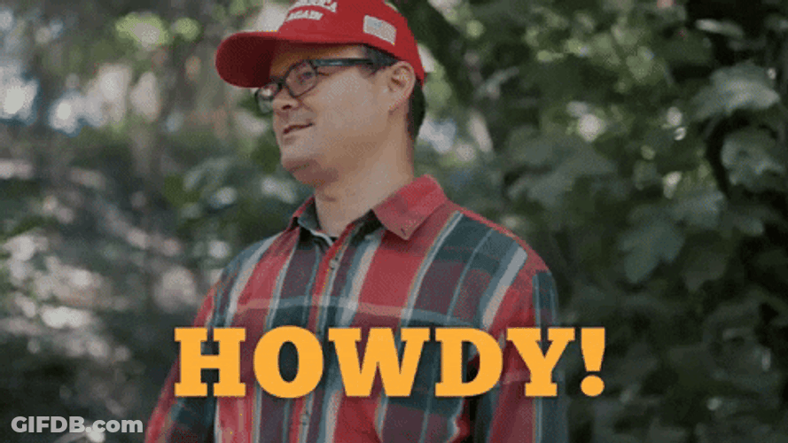 Man Pointing Uncle Howdy GIF