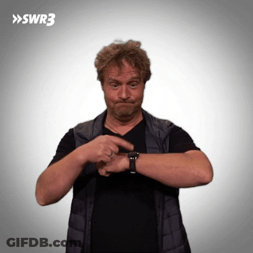 Man Pointing Watch Timer GIF