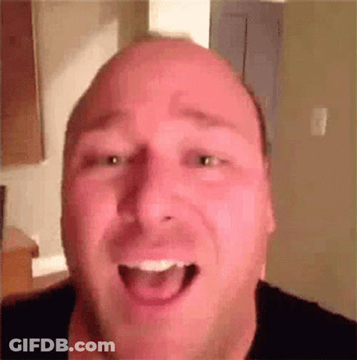 Man Popping Out Lemon On Mouth GIF
