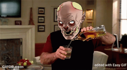 Man Pouring Drink Edited With Easy GIF