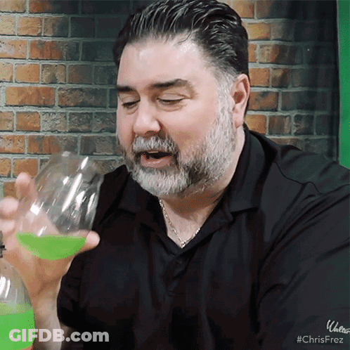 Man Pouring Whiskey Saying Then I Shall Not Disappoint GIF