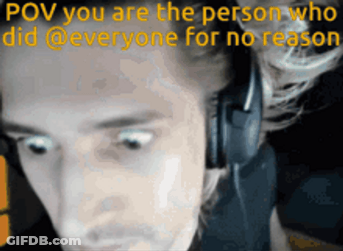 Man Pov Reaction Tagged Everyone No Reason GIF