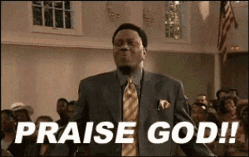 Man Praise God Amen GIF