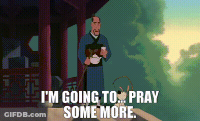 Man Praying I'm Going To Pray Some More GIF