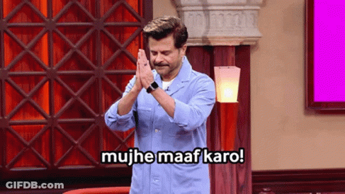 Man Praying Mujhe Maaf Karo GIF