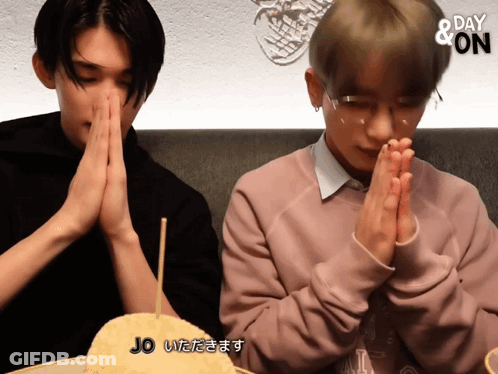 Man Praying Next To Jo GIF