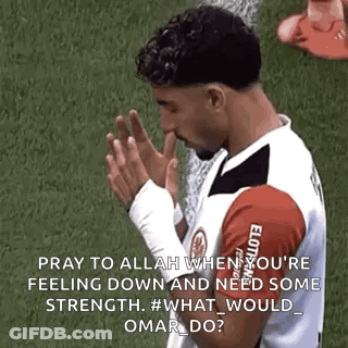 Man Praying To Allah For Strength GIF