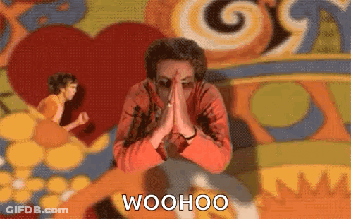 Man Praying With Woohoo GIF
