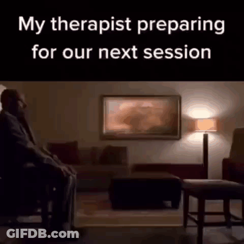 Man Preparing For Next Session GIF