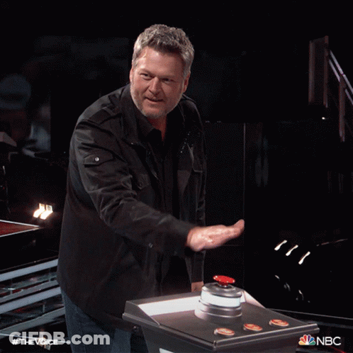 Man Pressing NBC Button GIF