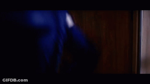 Man Punched In Face By Man In Blue Shirt GIF