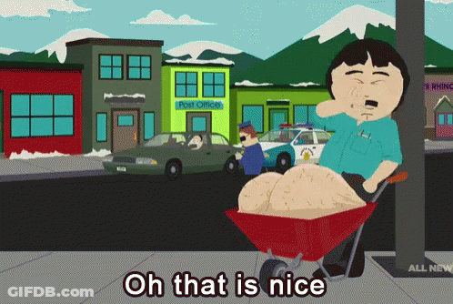 Man Pushing Wheelbarrow Saying Oh That Is Nice GIF