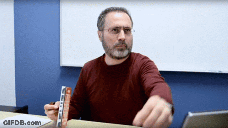 Man Put A Stamp Denied In His Paper GIF