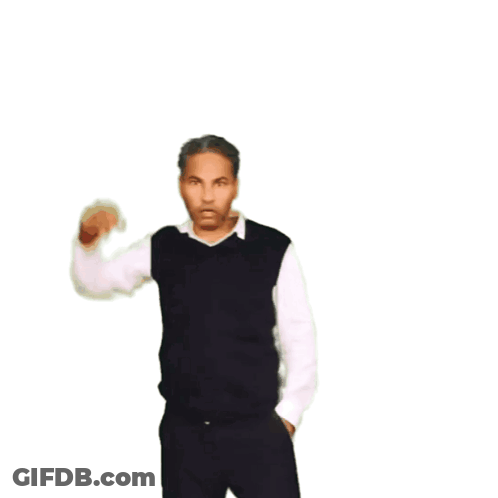 Man Raising Fist With Protest GIF