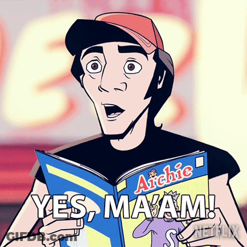 Man Reading Archie Comic GIF