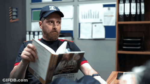 Man Reading Book Finding The Truth GIF