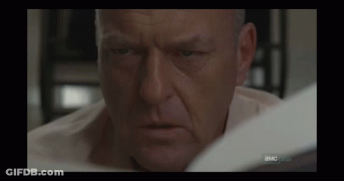 Man Reading Book Screen Saying A & MC GIF