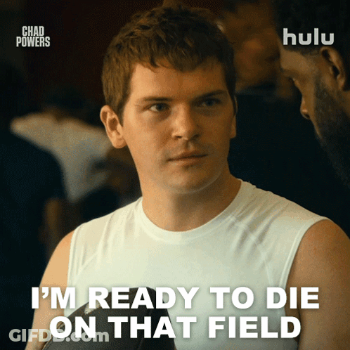 Man Ready To Die In Field GIF