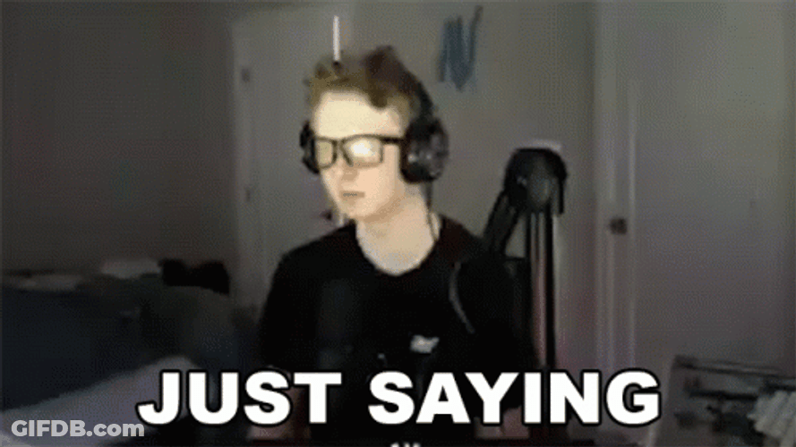 Man Recording Himself Just Saying GIF