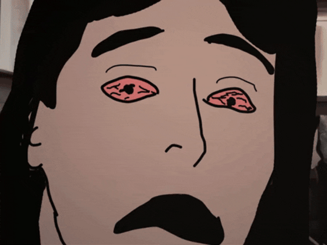 Man Red Eye Busted GIF