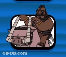 Man Riding A Pig GIF