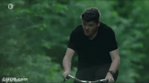 Man Riding Bike Benji Naesen GIF