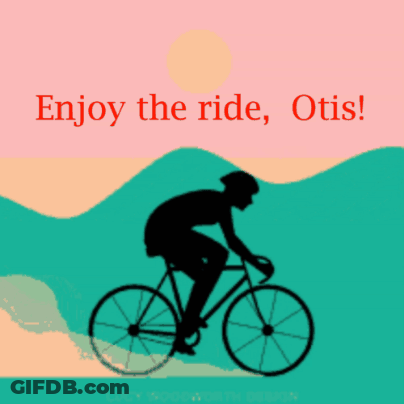 Man Riding Bike Enjoy The Ride GIF