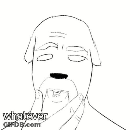 Man Riding Blue Cooler Saying Wordle In 3 GIF