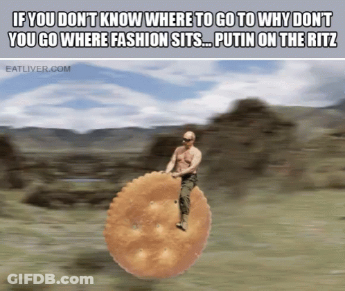Man Riding Cracker Saying If You Don't Know Where To Go GIF