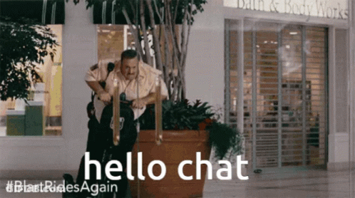 Man Riding Horse In Front Of Bath & Body Works GIF