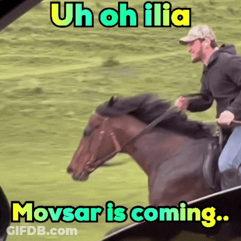 Man Riding Horse Uh Oh Illa GIF