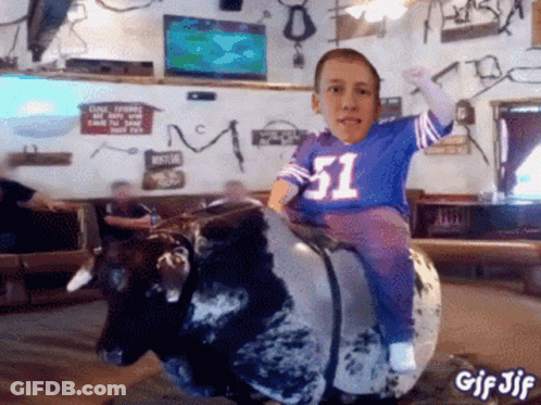 Man Riding Horse Ultimate Cowboy Showdown GIF