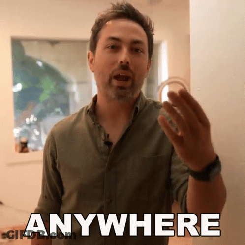 Man Riding Motorcycle Saying If Everyone Has Talent GIF
