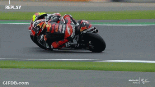 Man Riding Motorcycle With Replay GIF