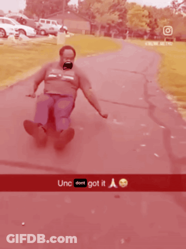 Man Riding Skateboard Unc Dont Got It A GIF