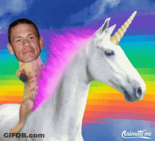 Man Riding Unicorn Animate Me GIF