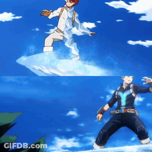 Man Riding Wave And Standing GIF