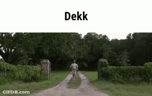 Man Running Down Dirt Road GIF