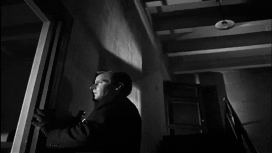 Man Running In 40S Film GIF