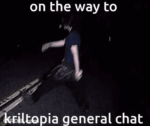 Man Running In Dark On The Way To Kritopia General Chat GIF