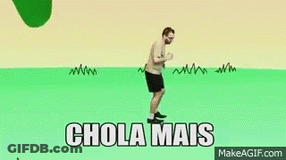 Man Running In Front Of Tree In Field GIF