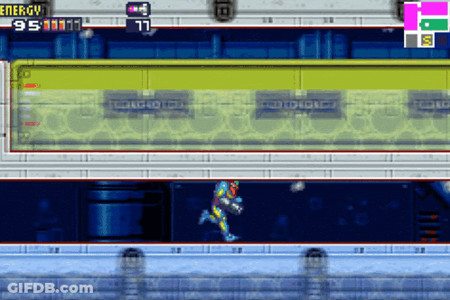 Man Running In Room With Yellow Wall Energy 95 GIF