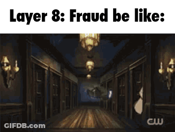 Man Running Layer 8: Fraud Be Like GIF