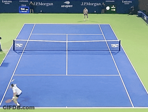 Man Running On Race Track GIF