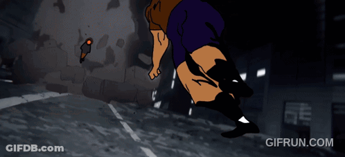 Man Running On Snow GIF